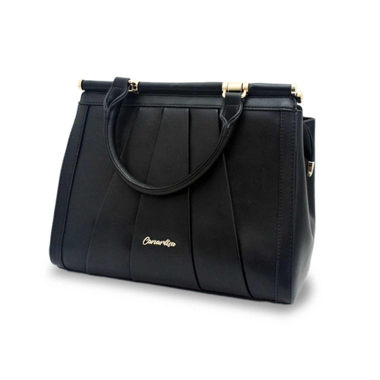 CANARLISA LADIES HANDBAG - BLACK