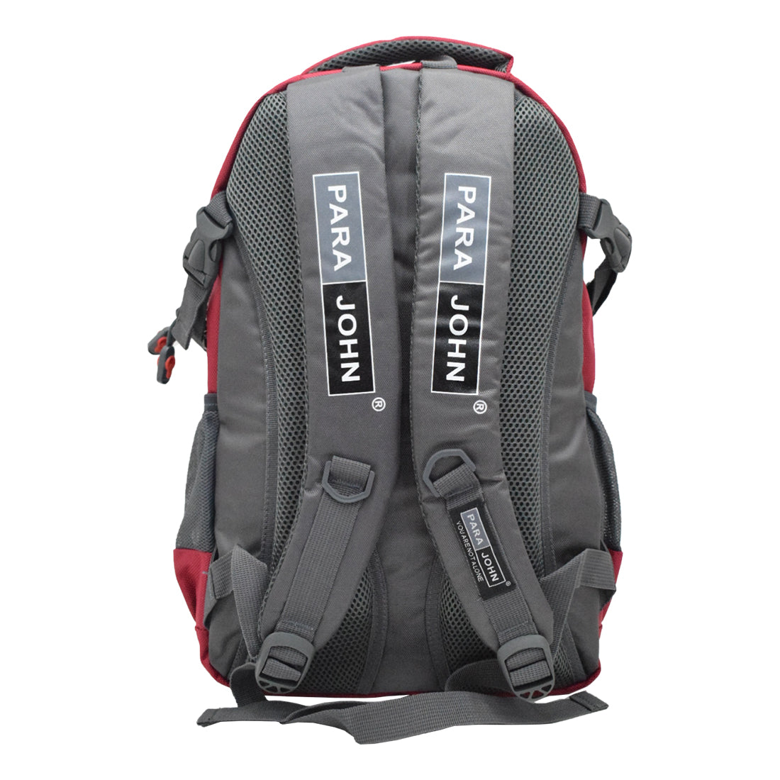 PJSB6013 GRAY/RED PJ SCHOOL BAG 18"