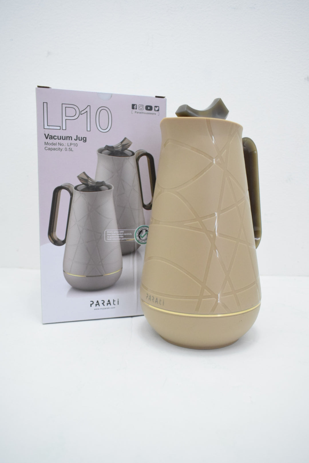 NB4958D BEIGE 0.5LTR VACUUM JUG LP10