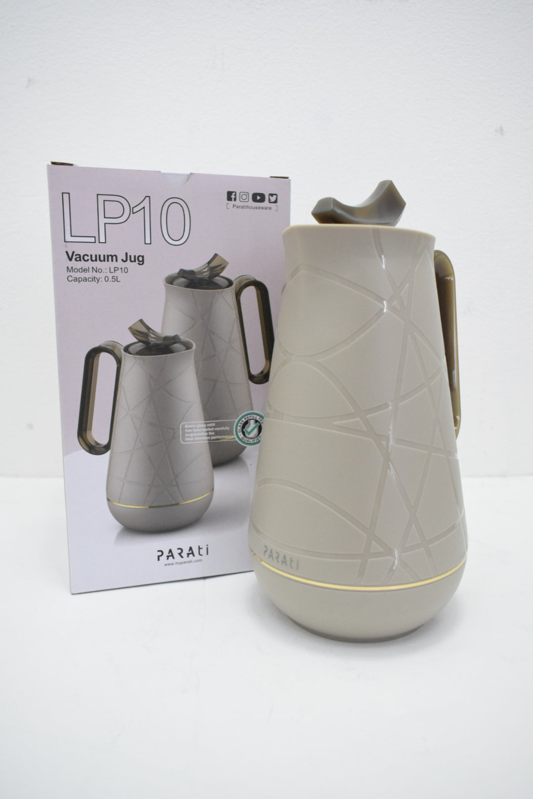 NB4958B GRAY 0.5LTR VACUUM JUG LP10