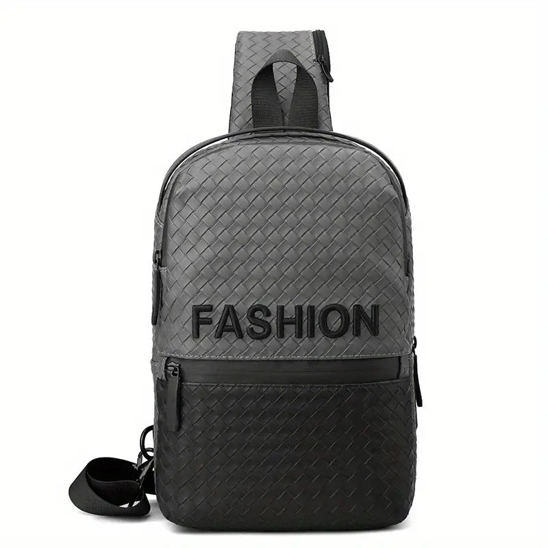 Fashion Casual Lightweight Men's Chest Bag, Outdoor Travel Waterproof Shoulder Bag