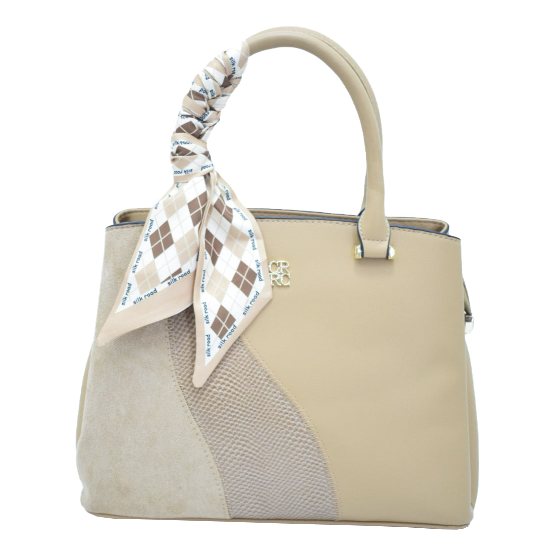 A.CRG-KP-8755-1 KHAKI LADIES BAG