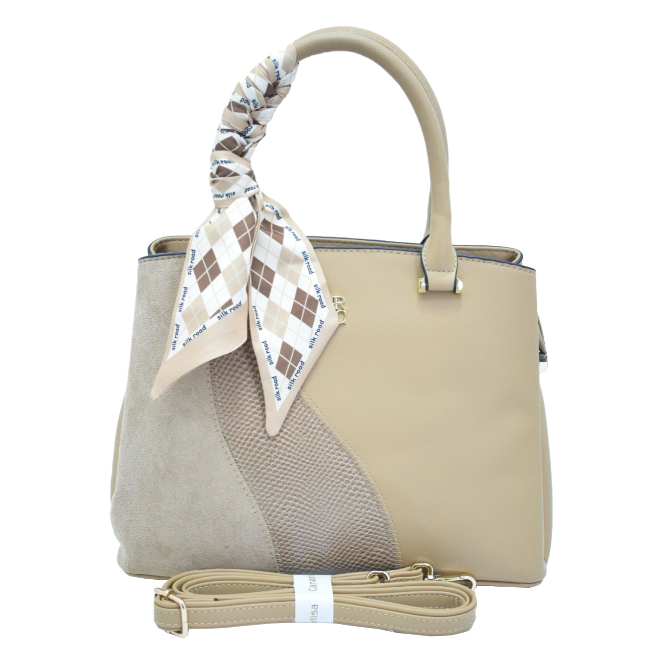 A.CRG-KP-8755-1 KHAKI LADIES BAG