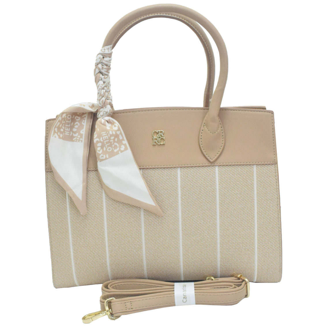 CANARLISA - LADIES HANDBAG - KHAKI ST0057