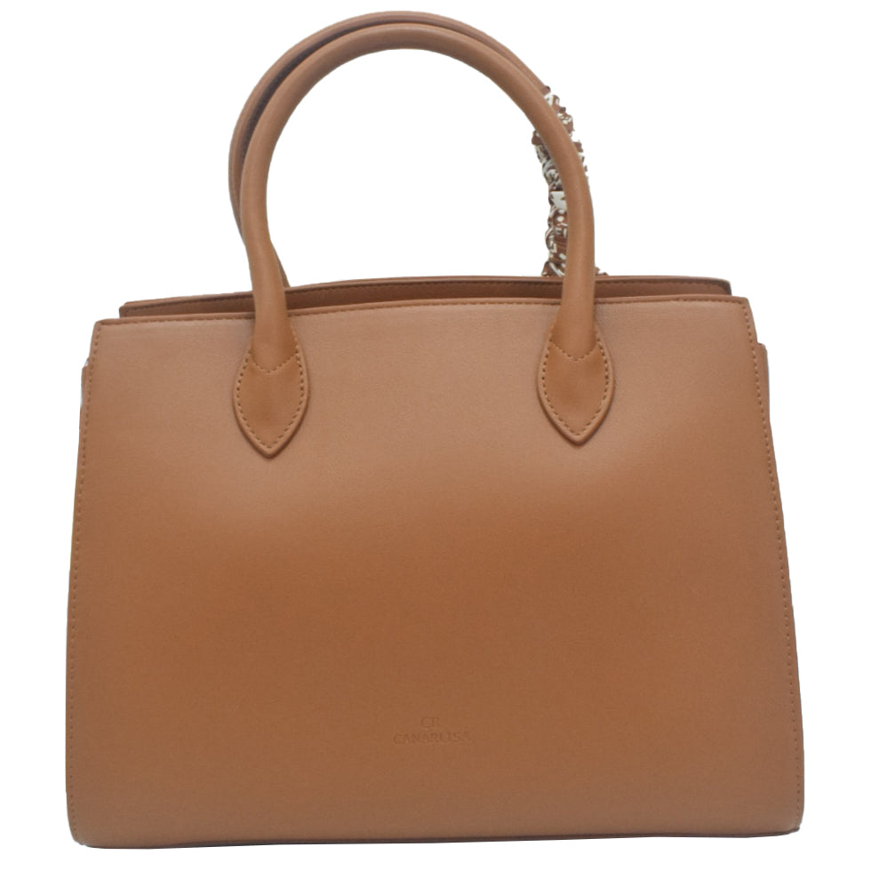 CANARLISA - LADIES HANDBAG - BROWN ST0057