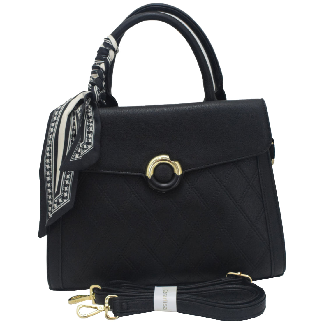 CANARLISA - LADIES HANDBAG - BLACK A.CRG-KP-8522