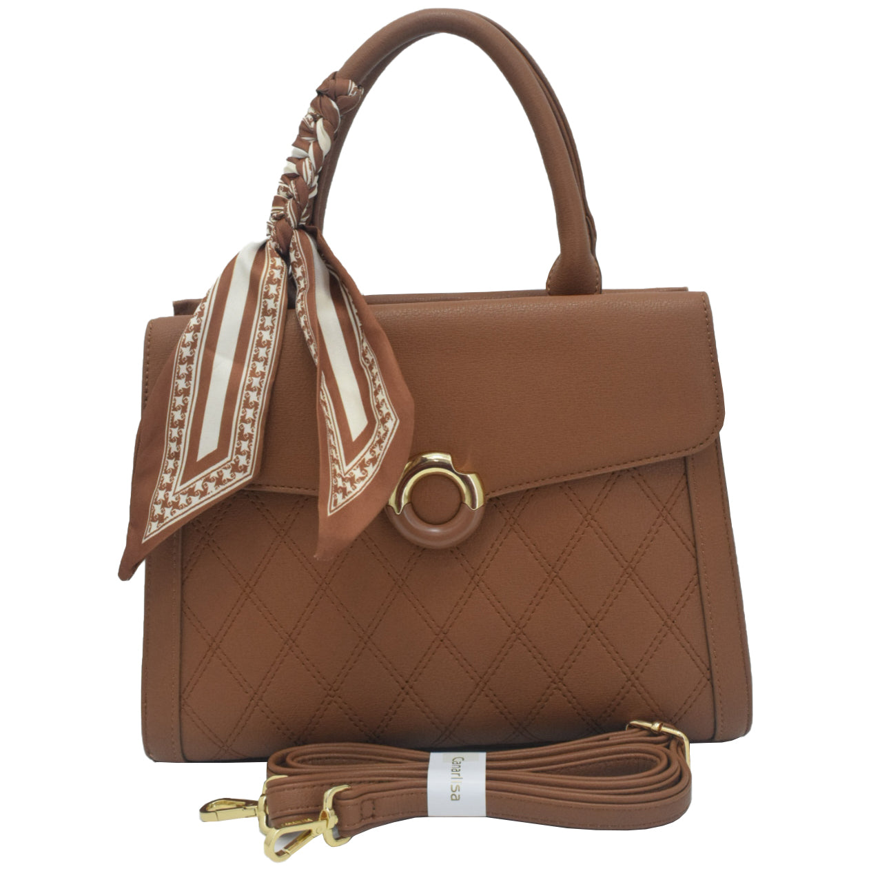 CANARLISA - LADIES HANDBAG - BROWN A.CRG-KP-8522