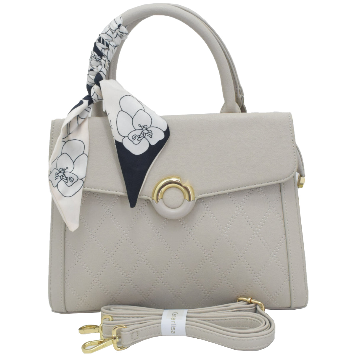 CANARLISA - LADIES HANDBAG - BEIGE A.CRG-KP-8522