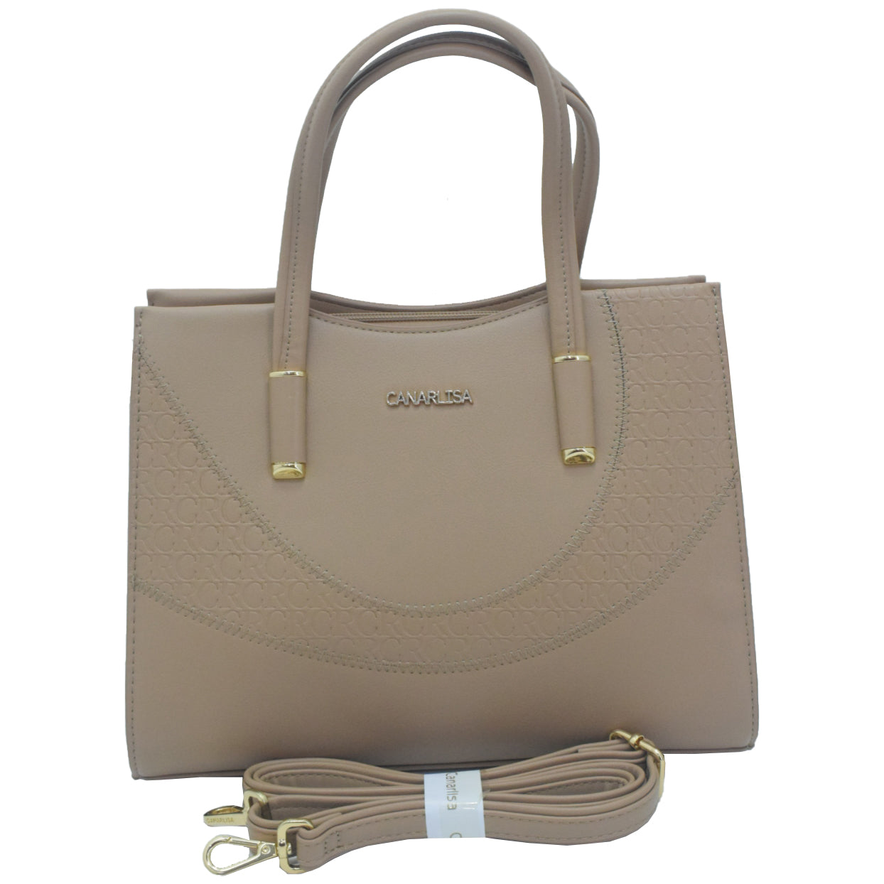 CANARLISA - LADIES HANDBAG - KHAKI A.CRG-ST0050