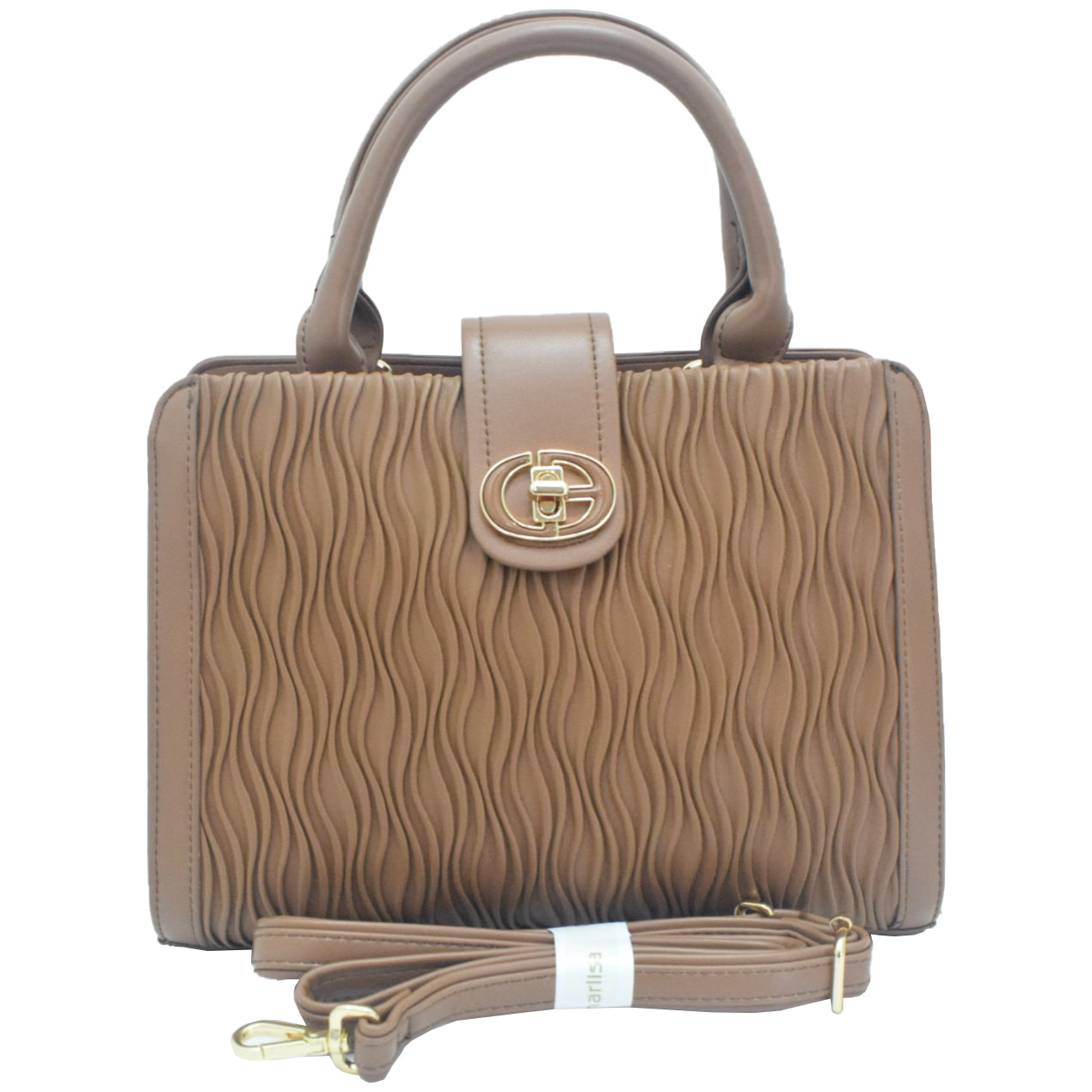 CANARLISA - LADIES HANDBAG - BROWN A.CRG-ST0065