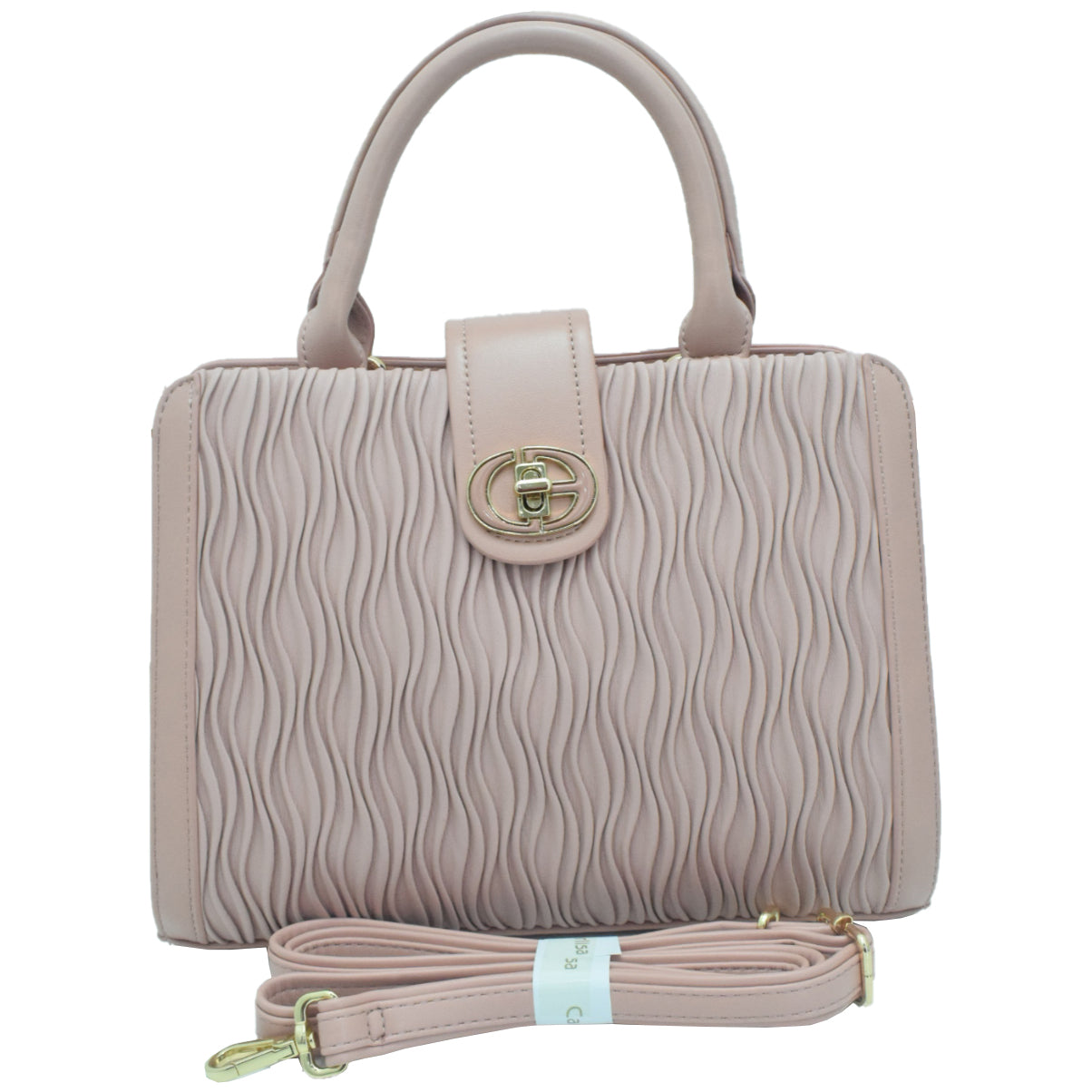 CANARLISA - LADIES HANDBAG - PINK A.CRG-ST0065