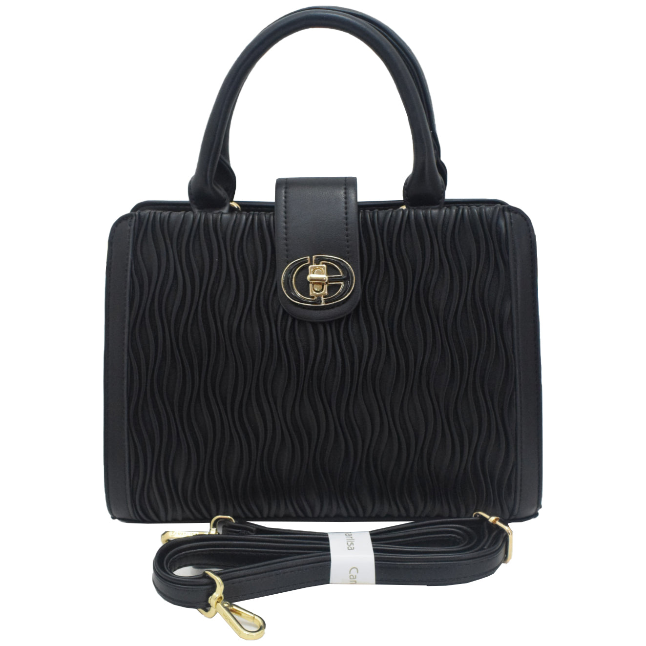 CANARLISA - LADIES HANDBAG - BLACK A.CRG-ST0065