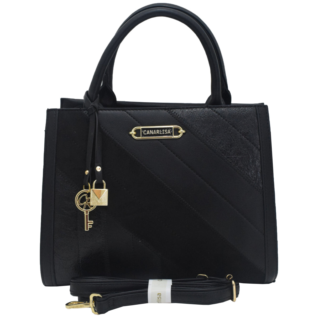 CANARLISA - LADIES HANDBAG - BLACK A.CRG-KP-8658