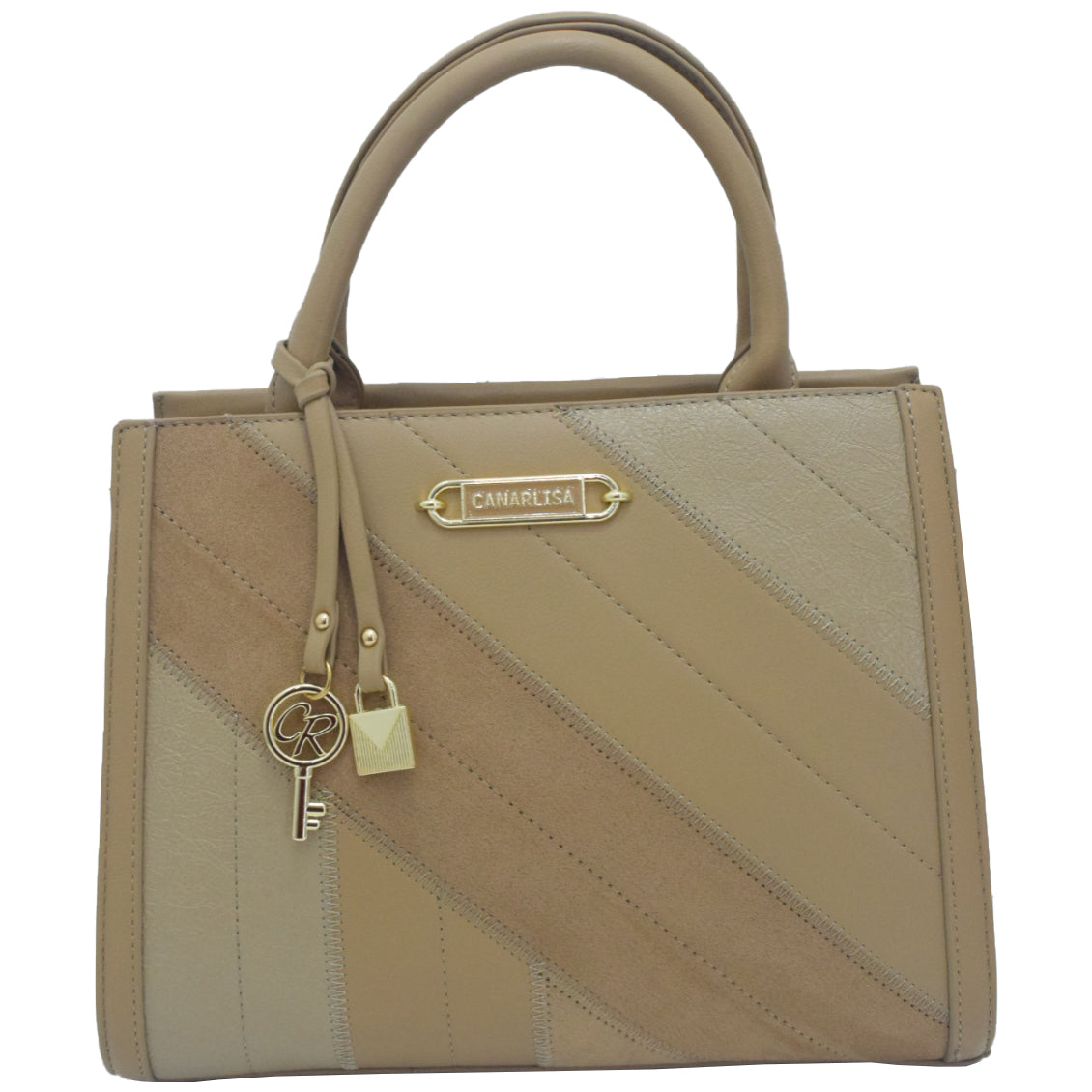 CANARLISA - LADIES HANDBAG - KHAKI A.CRG-KP-8658