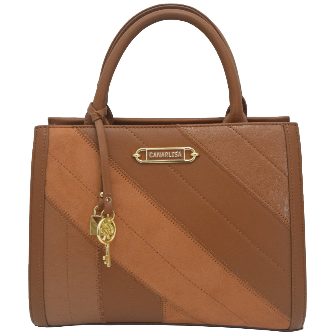 CANARLISA - LADIES HANDBAG - BROWN A.CRG-KP-8658