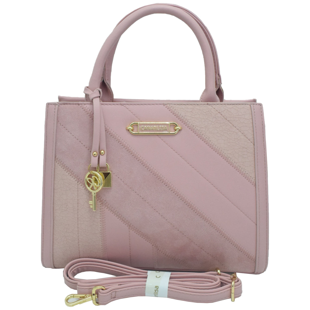 CANARLISA - LADIES HANDBAG - PINK A.CRG-KP-8658