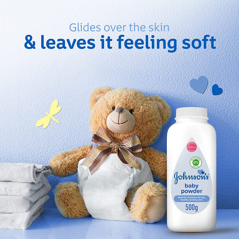 JOHNSONS BABY POWDER 500G