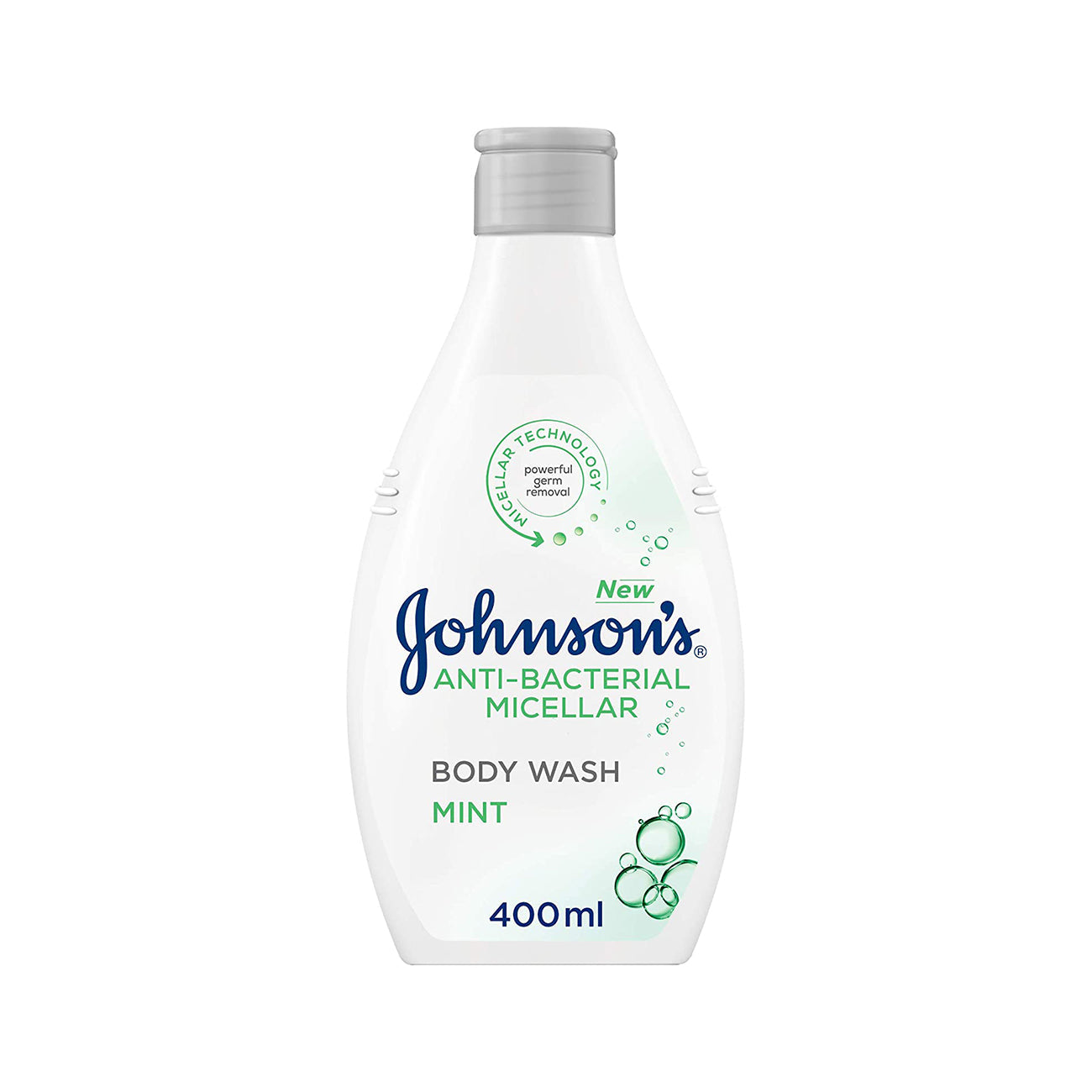 JOHNSONS B/WASH MINT 400ML