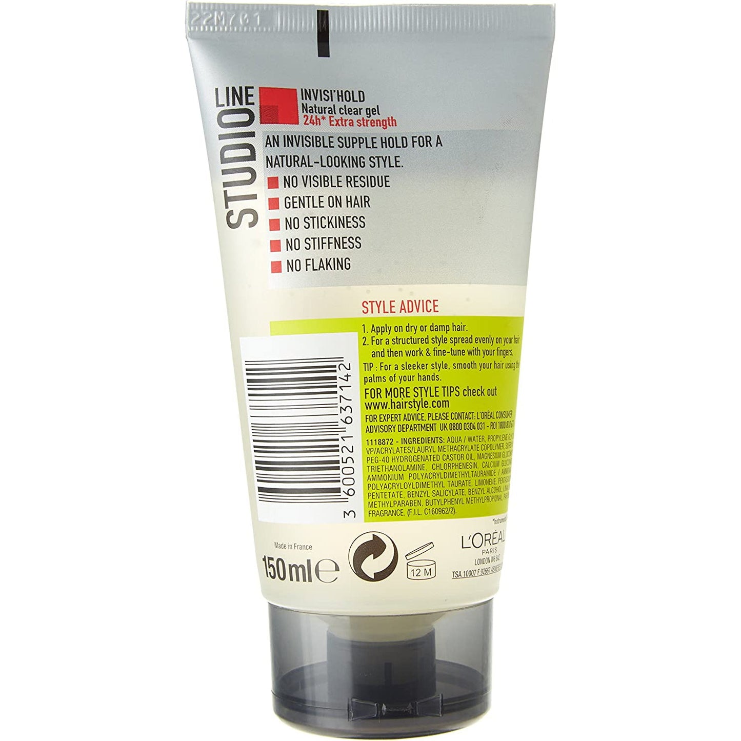 L`OREAL STUDIO LINE GEL 150ML