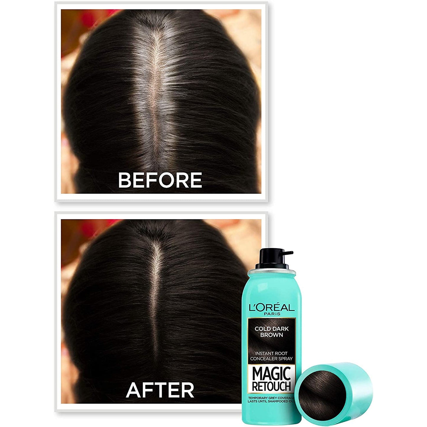LOREAL MAGIC RETOUCH COLD DARK BROWN 75ML