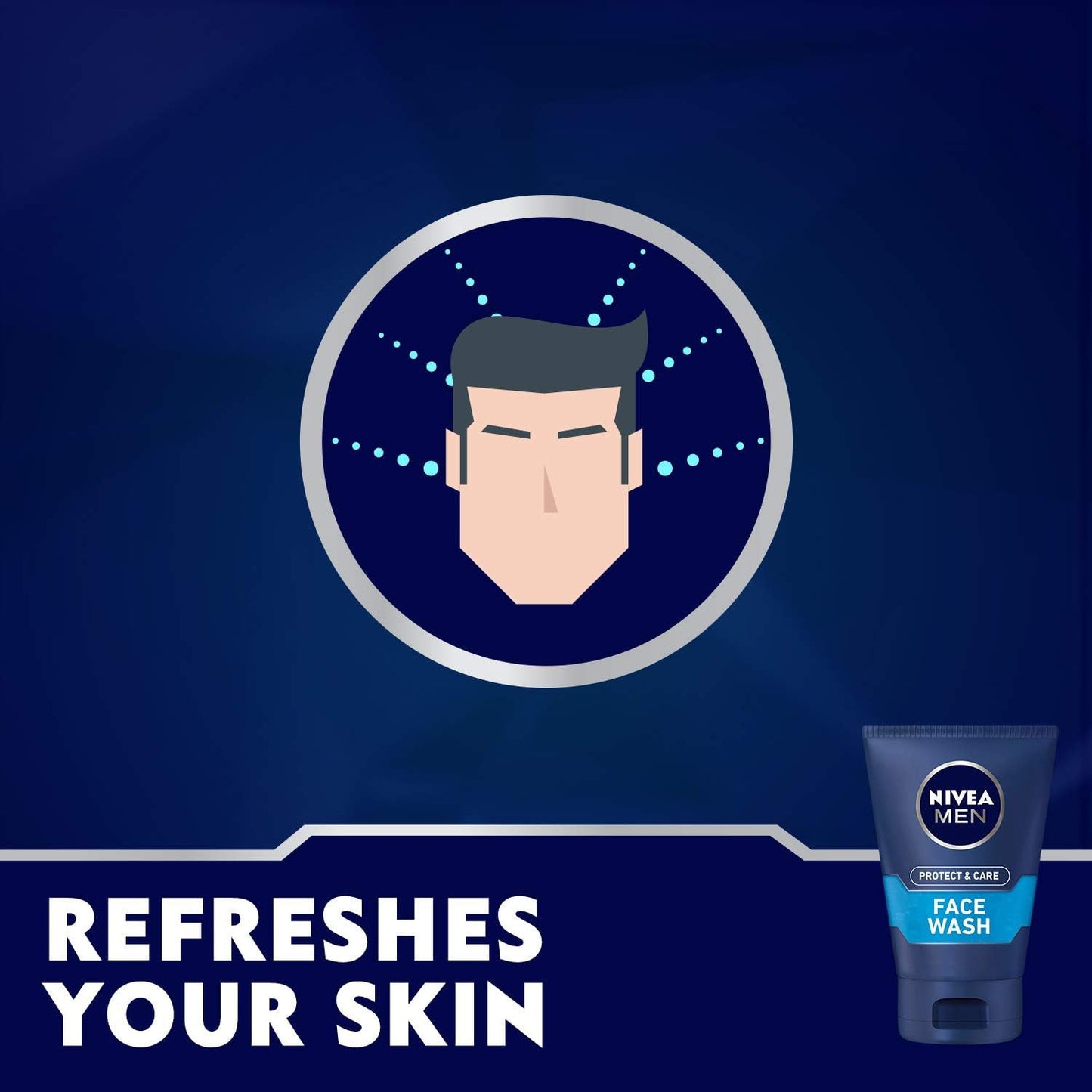 NIVEA MEN FACEWASH 100ML