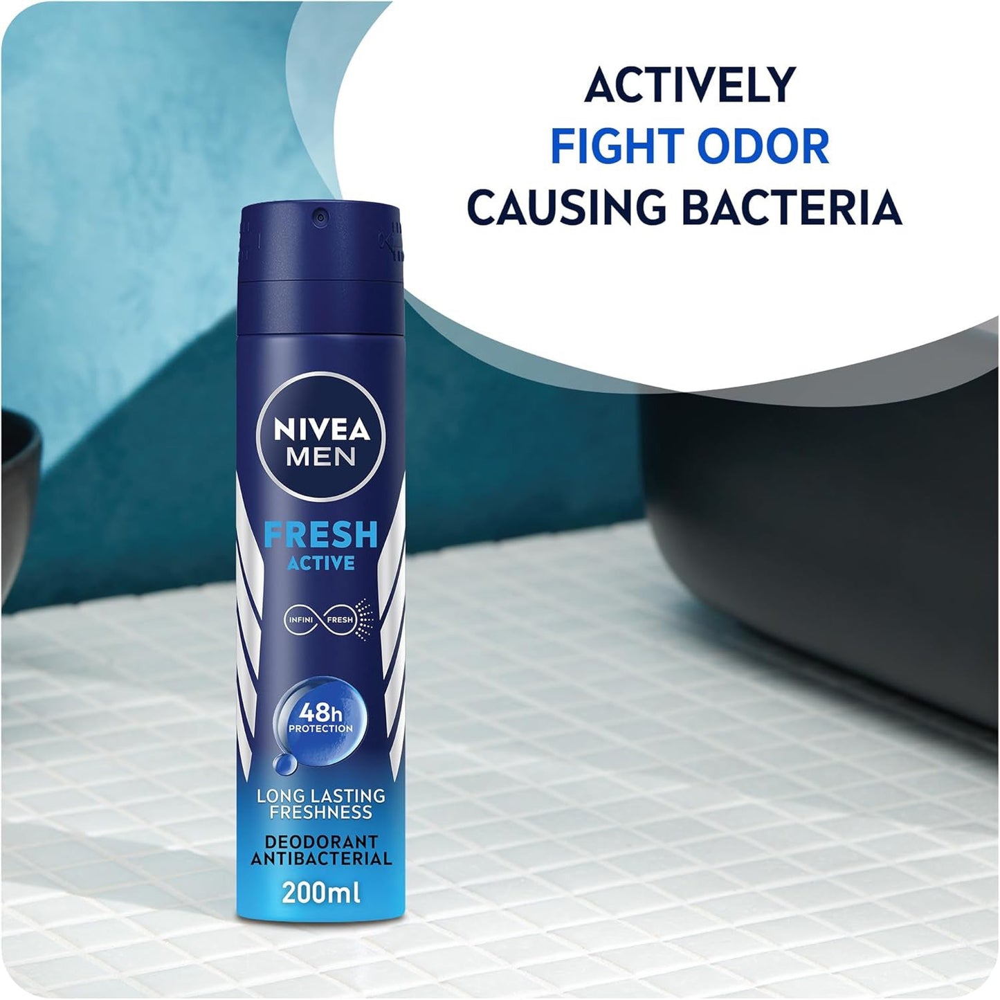 NIVEA D/SPRAY MEN FRESH ACTIVE 200ML