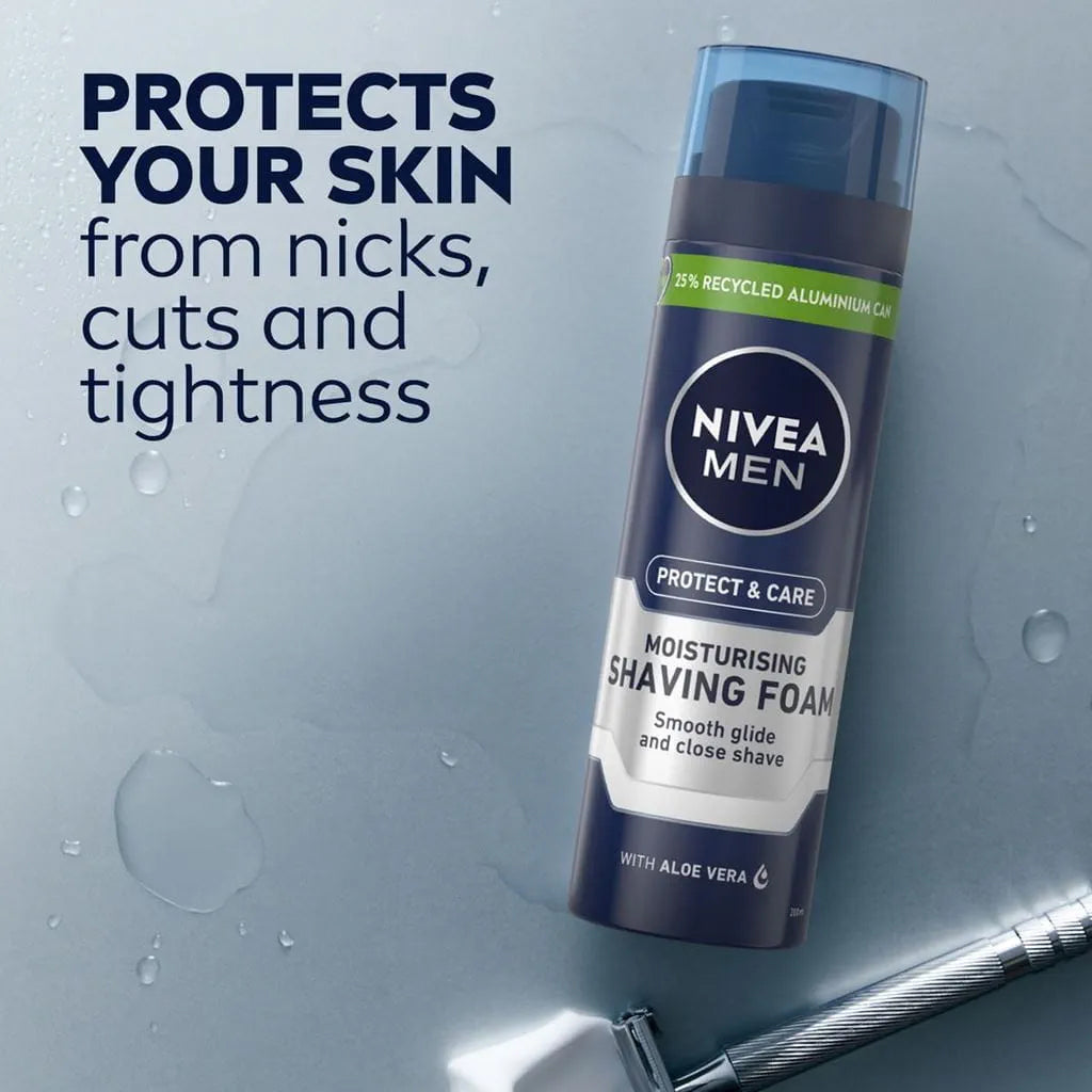 NIVEA SHAVING FOAM PROTECT 200ML