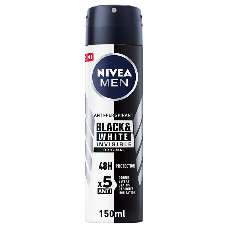 NIVEA D/SPRAY BLACK&WHITE 150ML