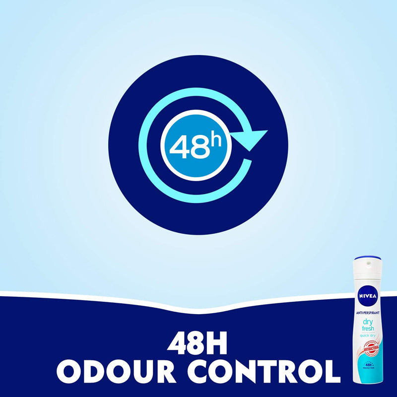 NIVEA B/S DRY FRESH 150ML