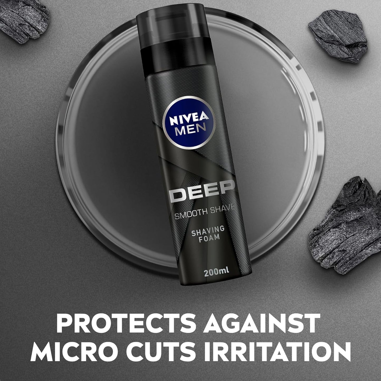 NIVEA MEN DEEP SMOOTH SHAVING FOAM 200ML