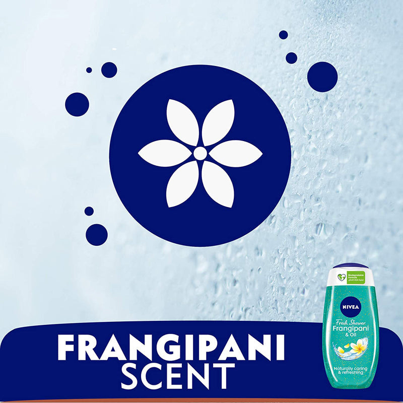 NIVEA S/GEL FRANGIPANI OIL 250ML