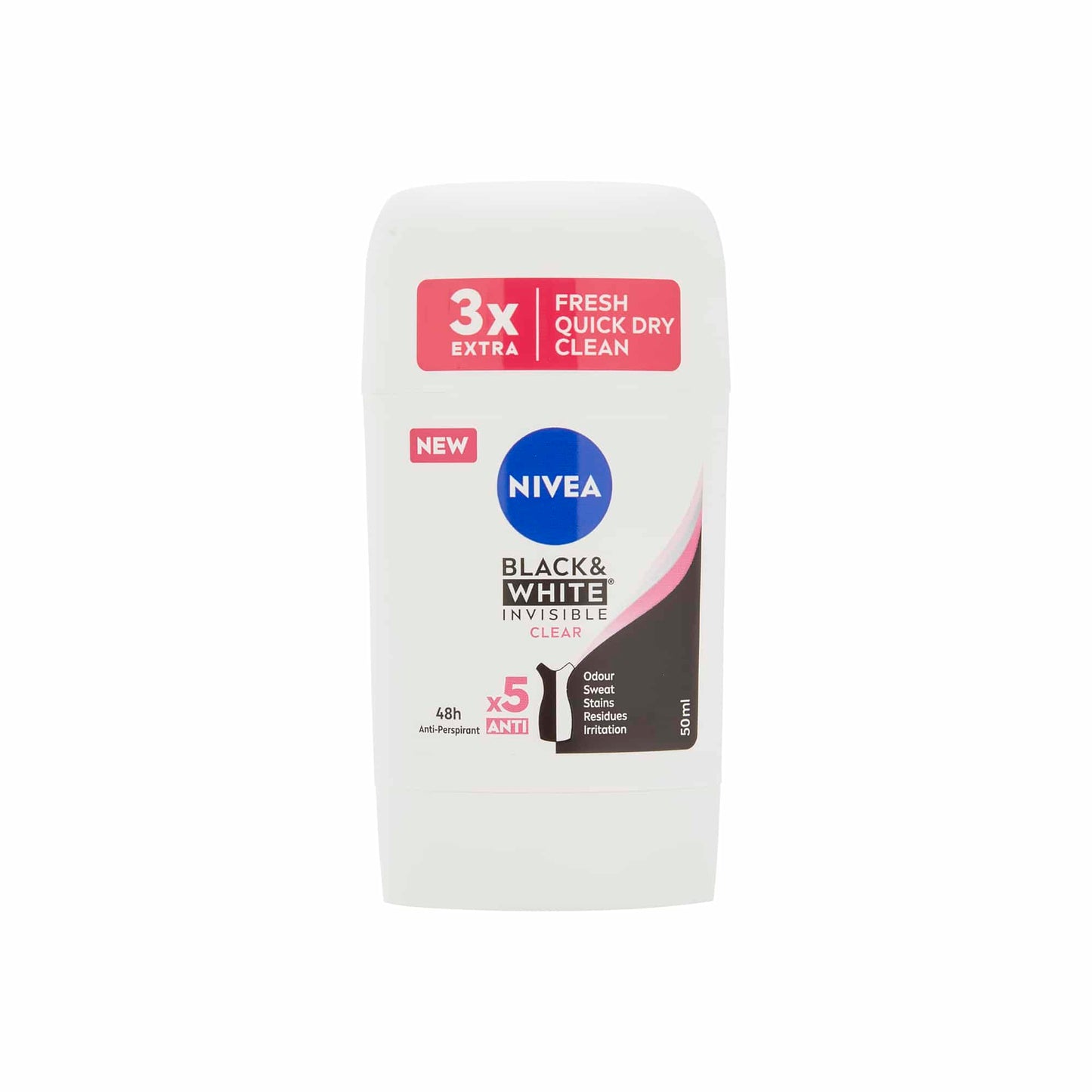 NIVEA DEO STICK BLACK&WHITE 50ML