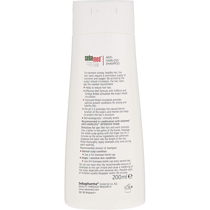 SEBA MED ANTI HAIRLOSS SHAMPOO 200ML