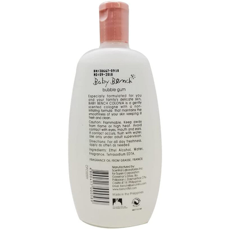 BABY BENCH BUBBLE GUM 200ML