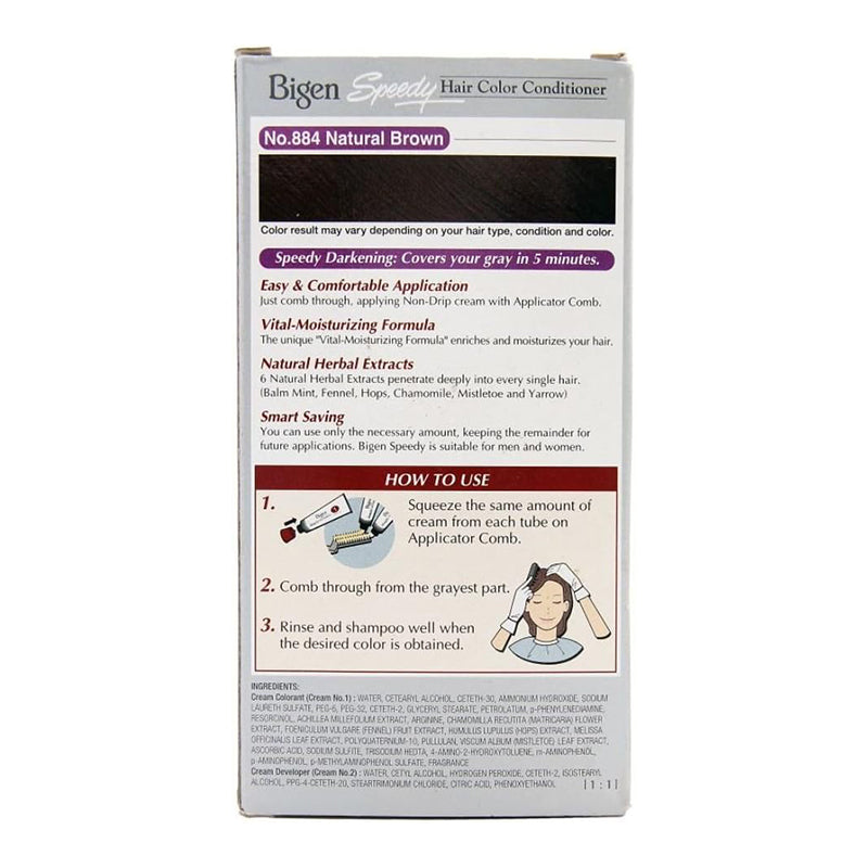 BIGEN SPEEDY NO884 NATURAL BROWN