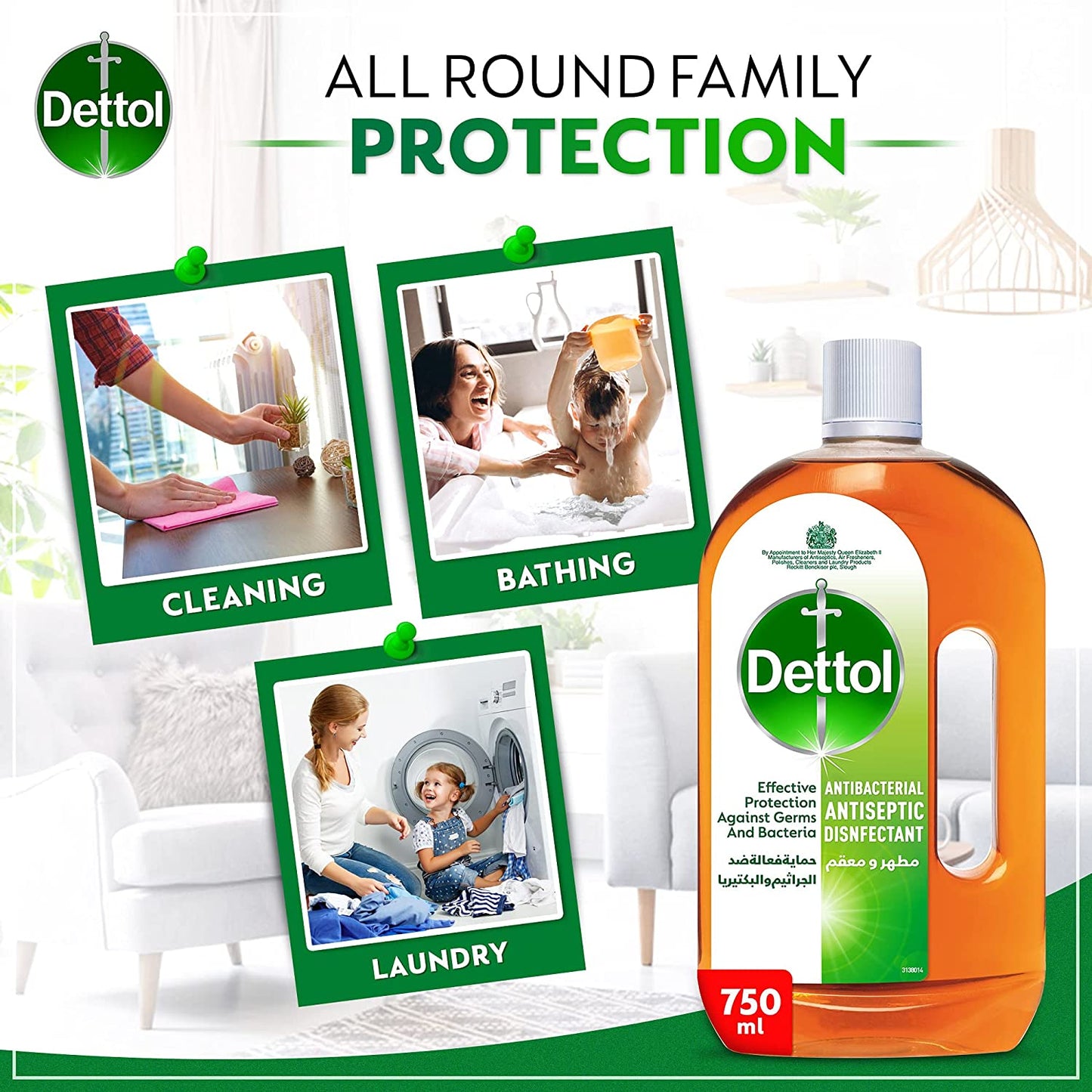 DETTOL ANTICEPTIC 750ML