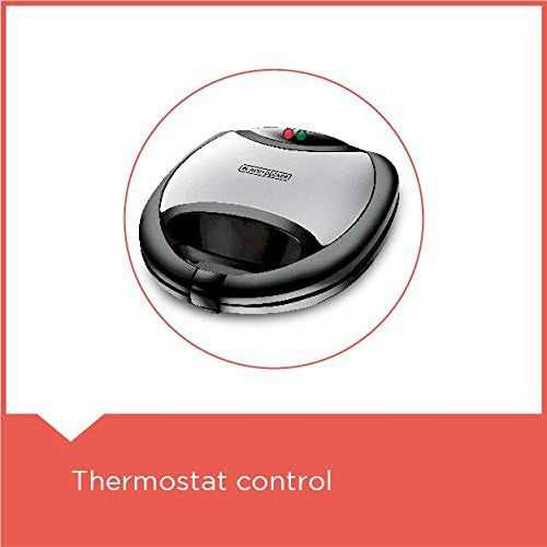 BLACK+DECKER 2SOLT SANDWICH MAKER