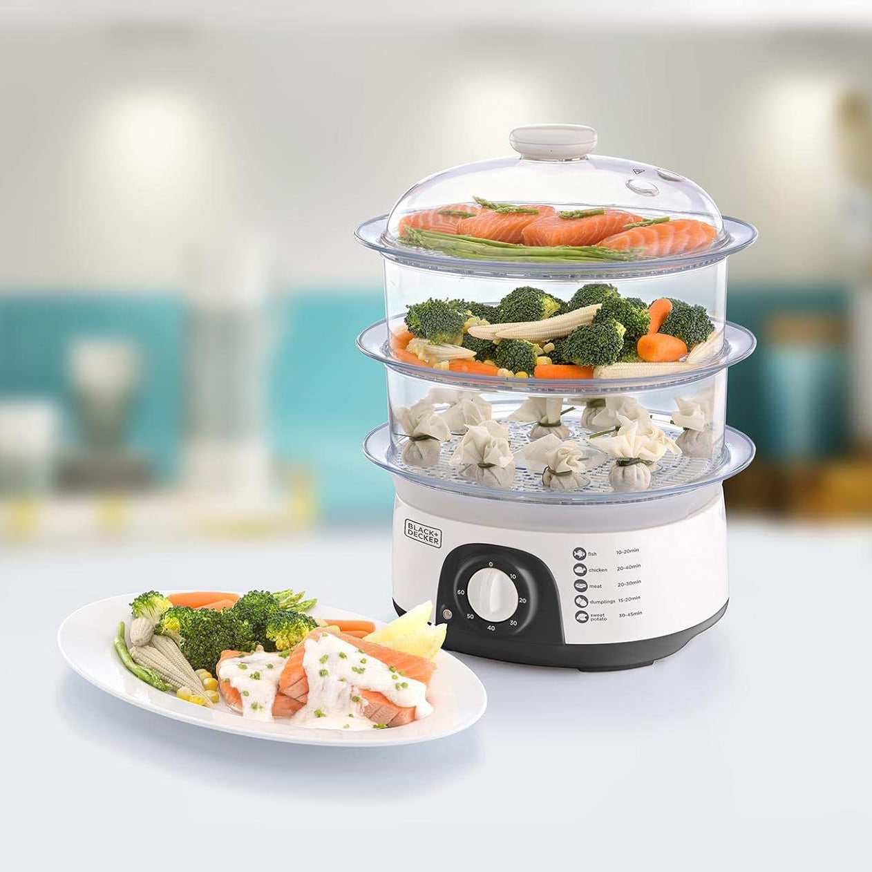 BD 3 TIER FOOD STEAMER 775W
