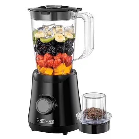 BLACK+DECKER 1.5LTR BLENDER W/GRINDIBG MILL 500W