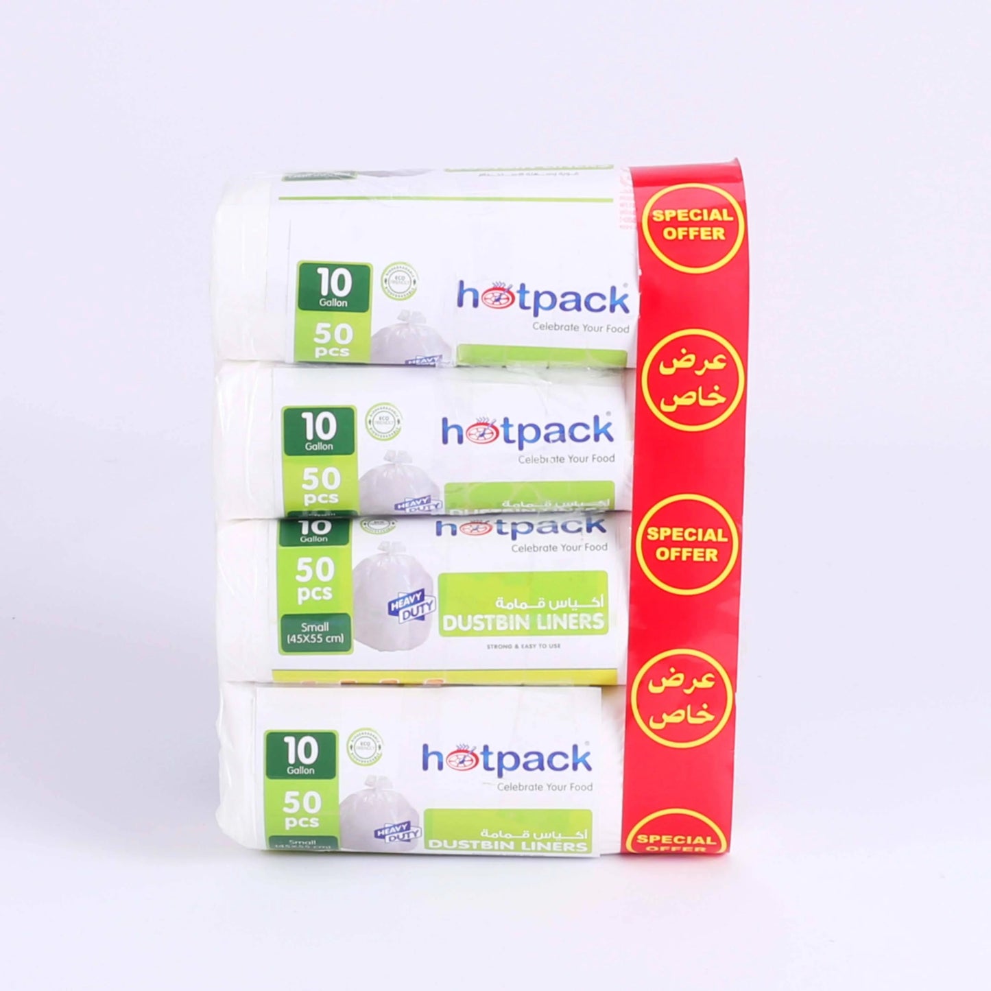 HOTPACK DUSTBIN LINERS 4X50PCS