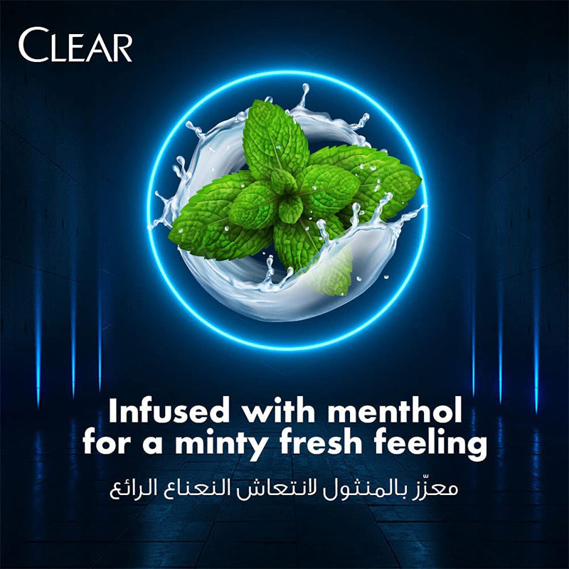 CLEAR SHMP MENTHOL 400ML