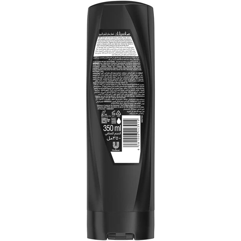 SUNSILK COND BLACK SHNE 350ML