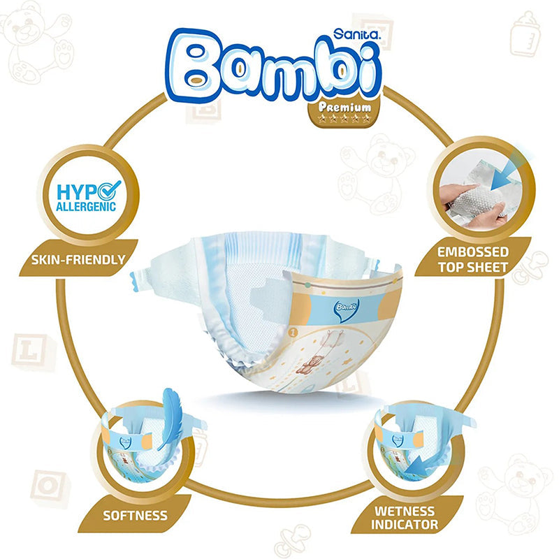 BAMBI DIAPER NEWBORN 19PCS