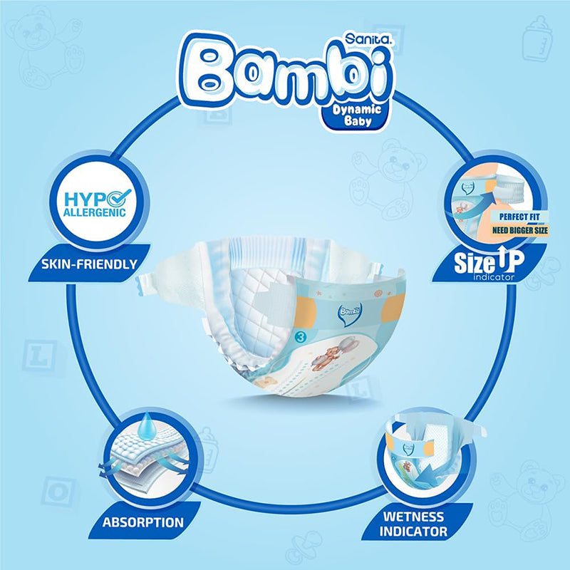 BAMBI EXTRA ABSORTION MED 6-11KG