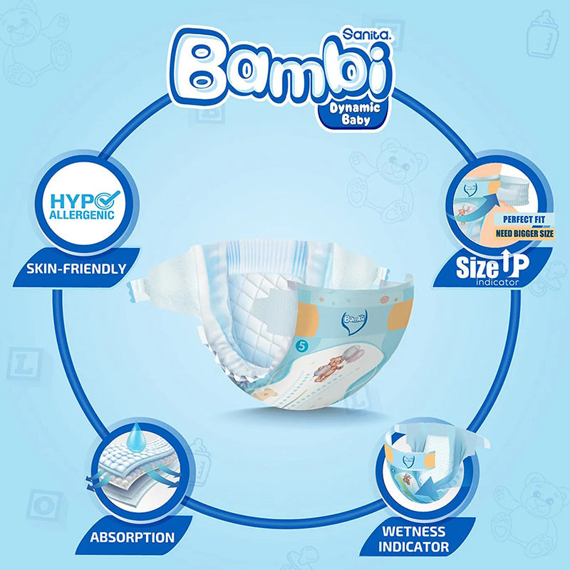 SANITA BAMBI DIAPER 12-22KG