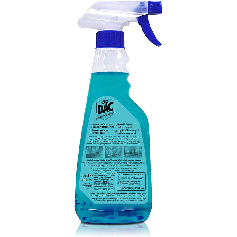 DAC GLASS CLEANER 400ML