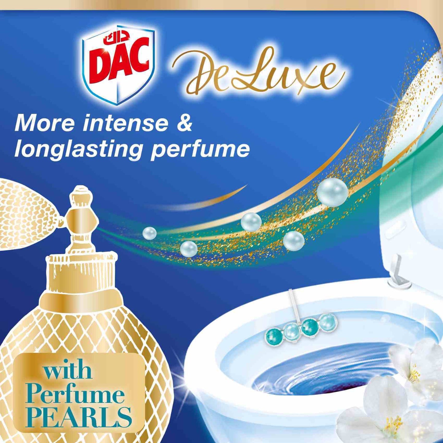 DAC TOILET RIM BLOCK LOVELY JASMINE 50GM
