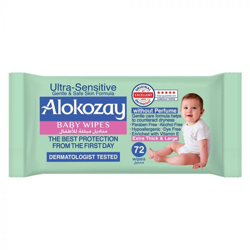 ALOKOZAY BABY WIPES ULTRA SENSITIVE 72WIPES