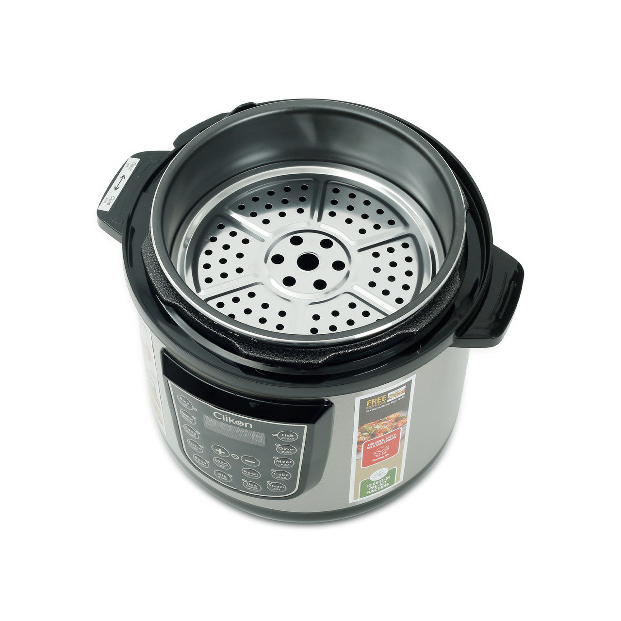 CLICK-ON ALL IN 1 PRESSURE COOKER 1000WATTS