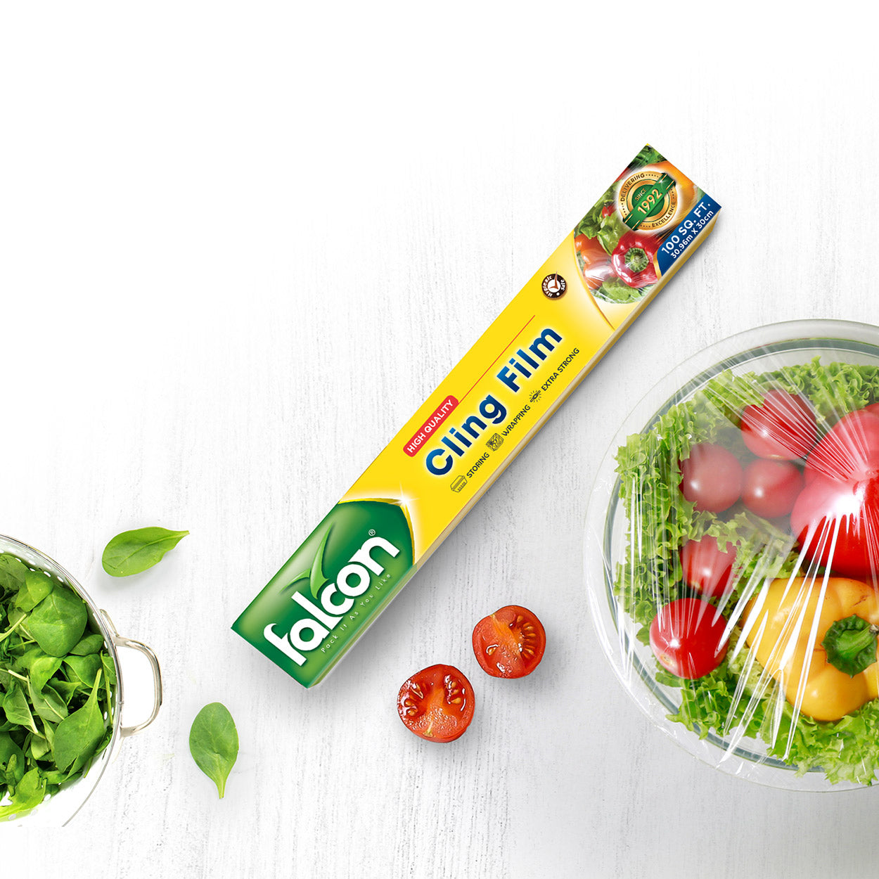 FALCON CLING FILM 100FTX30CM